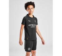 PUMA Manchester City FC 2025/26 Pantaloncino Trasferta Junior, Nero 7-8Y