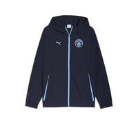 PUMA Manchester City FC Giacca Allenamento Pumatech Uomo 25/26, Blu (Deep Navy x Team Light Blue), M