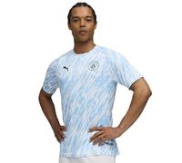 PUMA Manchester City FC Maglia Riscaldamento Uomo 25/26, Blu (Silver Sky), M