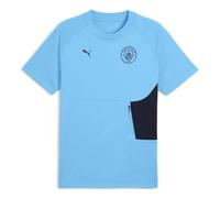 PUMA Manchester City FC Magliette con Tasca Pumatech Uomo 25/26, Blu (Deep Navy x Team Light Blue), S