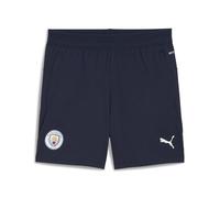 PUMA MCFC - Pantaloncini da Allenamento Jr Deep Navy con Tasca