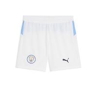 PUMA Shorts Manchester City 25/26 per ragazzi, Abbigliamento, Bianco/Light Blu, 11-12Y 11-12Y