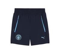 PUMA Manchester City FC Pantaloncini Pumatech Uomo 25/26, Blu (Deep Navy x Team Light Blue), L