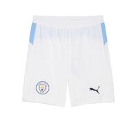PUMA Manchester City FC Pantaloncini Uomo 25/26, Bianco (White x Team Light Blue), XXL