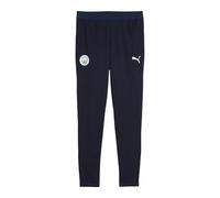 PUMA Manchester City FC Pantaloni Allenamento Bambini con Tasca 25/26, Blu (Deep Navy), 152