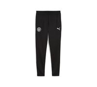 PUMA Manchester City FC Pantaloni Allenamento Bambini con Tasca 25/26, Nero (Black x Silver), 128