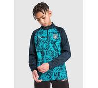 PUMA Manchester City FC Warm Up 1/4 Zip Top Junior, blu 11-12Y