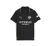 PUMA Manchester City Maglia Away Bambino Stagione 2025/26 - Nero, Puma Black, 15-16 Years