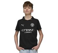 PUMA Manchester City Maglia Away Bambino Stagione 2025/26 - Nero, Puma Black, 5-6 Years