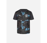 Puma Manchester City Fc Junior Prematch Short Sleeve T-shirt Grigio 7-8 Years Bambino,Bambina