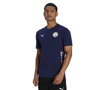 Puma Manchester City Stagione 2021/22, Attrezzatura da Gioco, Maglia, Uomo, Peacoat-Quarry, XXL