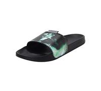 PUMA MAPF1 Graphic Leadcat FTR, Sandali a Ciabatta Unisex-Adulto, Nero Black-Spectra Green, 42 EU