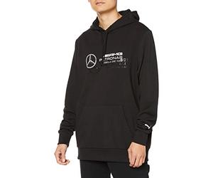PUMA MAPF1 Mercedes Hoodie Felpa con Berretto Uomo, Nero, XL