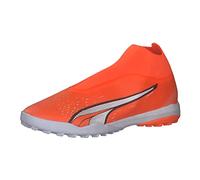 PUMA Match+ Ll TT, Scarpe da Calcio Uomo, Ultra Orange White Blue Glimmer, 46.5 EU