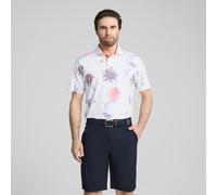 PUMA MATTR Dahlia Polo Men, Abbigliamento, Bianco Glow/Peach Frost, 4XL 4XL