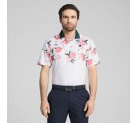 PUMA MATTR Freshly Picked Golf Polo Men, Abbigliamento, Bianco Glow/Rosa Fruit, 4XL 4XL