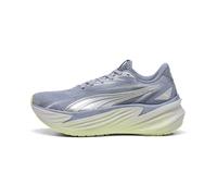 PUMA Maxima PRO - Scarpe da Corsa Unisex su Strada, Colore Grigio Argento Vibrante e Grigio Nebbia-Mela, Numero 40, Spritz di Mela Grigio Argento Vibrante, 42 EU