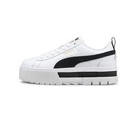 Puma Mayze Lth Wn's, Scarpe da Ginnastica Donna, White Black, 35.5 EU