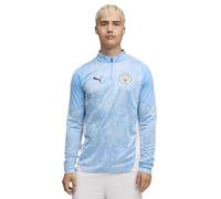 PUMA MCFC - Maglia da Allenamento con Cerniera a 1/4