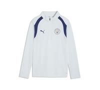 Puma MCFC Training - Maglietta Unisex per Bambini, con Cerniera a 1/4 (Confezione da 1)