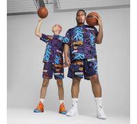 PUMA Melo Phoenix Basketball Shorts Men, Abbigliamento, Blu Crystal/Aop, XS XS