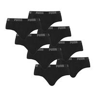 PUMA Men Basic - Slip da uomo, confezione da 8 Nero/nero (230) S