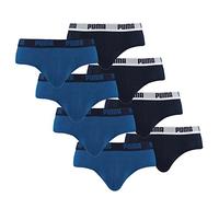 PUMA Men Basic - Slip da uomo, confezione da 8 True Blue (420) M