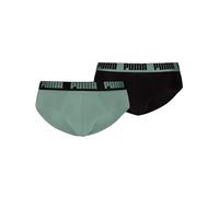 PUMA Men Everyday Breve, Olive Green/Black, M (Pacco da 2) Uomo
