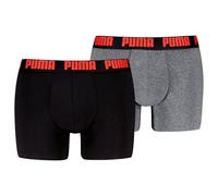 PUMA Men Everyday Pugile, Black/Blue, XXL (Pacco da 2) Uomo