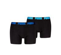 PUMA Men Everyday Pugile, Blue/Grey Melange, S (Pacco da 2) Uomo