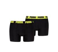 PUMA Men Everyday, Pugile Uomo, Black/Yellow, S