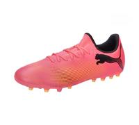 Puma Men Future 7 Play Mg Soccer Shoes, Sunset Glow-Puma Black-Sun Stream, 44 EU