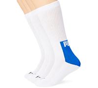 PUMA MEN LOGO BLOCK CREW SOCK 4P, CALZINI UOMO BLOCCHI CON LOGO CREW 4P Uomini, white combo, 43/46