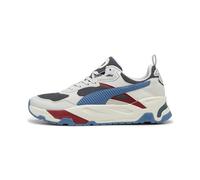 PUMA Men Trinity Sneaker, Blue Horizon-Strong Gray-Glacial Gray-Intense Red, 37.5 EU