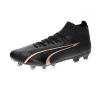 Puma Men Ultra Pro Fg/Ag Soccer Shoes, Puma Black-Copper Rose, 44.5 EU