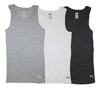 PUMA Men's 3 Pack Ribbed Tank Tops