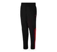 Puma Mens Contrast Sweatpants, Blackhigh Risk, Medium US