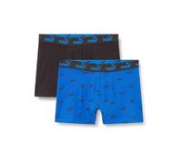 PUMA Men's Elements Boxer, Blue/Black, L (2er Pack)