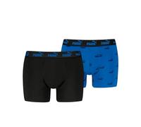 PUMA Men's Elements Boxer, Blue/Black, M (2er Pack)