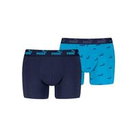 PUMA Men's Elements Boxer, Blue Combo, M (2er Pack)