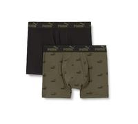 PUMA Men's Elements Boxer, Forest, S (2er Pack)