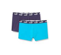 PUMA Men's Elements Trunk, Blue Combo, L (2er Pack)