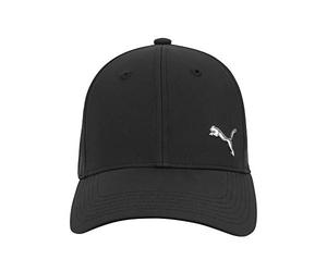 PUMA Men's Evercat Alloy Stretch Fit Cap Hat, Black/Silver, Large/Extra Large