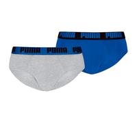 PUMA Men's Men Everyday Brief, Blue/Grey Melange, M (2er Pack)