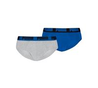 Puma Men's Men Everyday Brief, Blue/Grey Melange, S (2er Pack)