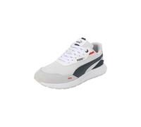 PUMA Men's Runtamed Sneaker, Feather Gray Dark Night Puma White, 4.5 UK