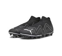 PUMA Men's Sport Shoes FUTURE MATCH+ LL FG/AG Soccer Shoes, PUMA BLACK-PUMA SILVER, 41