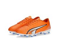 PUMA Men's Sport Shoes ULTRA PLAY FG/AG Soccer Shoes, ULTRA ORANGE-PUMA WHITE-BLUE GLIMMER, 39