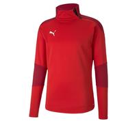 Puma Men's Teamfinal 21 Training Shirt Final Fleece, Red/Chili Pepper, Large