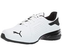 Puma Men's Viz Runner Sneaker, Bianco e Nero, 40.5 EU